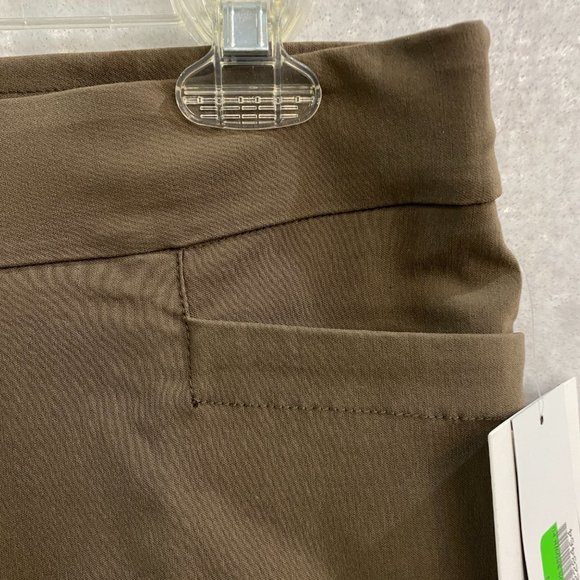 89th & Madison Comfort Waist Capri Pants Women's Small Brown Stretch NWT - Picture 4 of 12